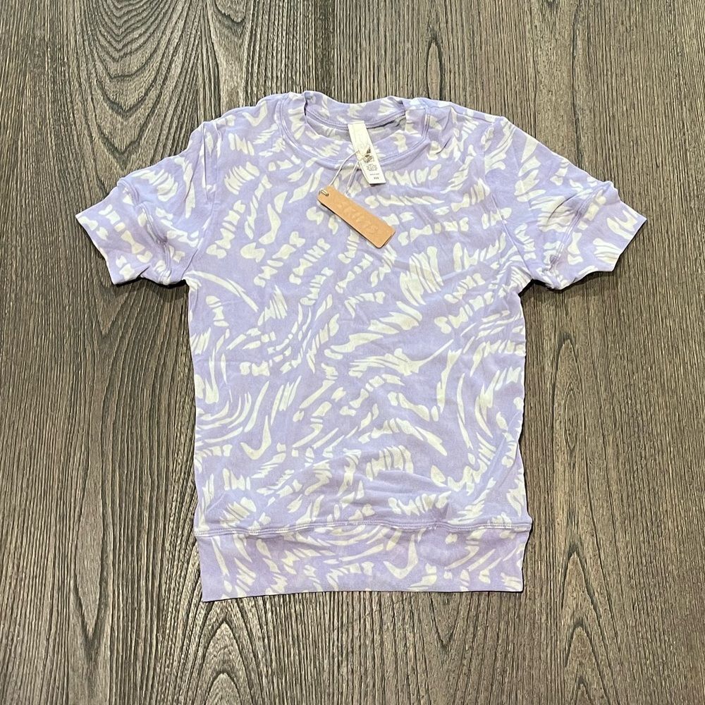 NWT Skims Summer Mesh T-Shirt Lilac Swirl Size XXS